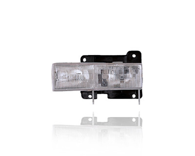 Headlight Assembly For 88-02 Chevrolet GMC Pickup, 92-00 Blazer/Tahoe/Yukon/Suburban, 99-00 Cadiallac Escalade - Composition, Left Hand Driver - 15034929 Headlight Assembly For 88-02 Chevrolet GMC Pickup, 92-00 Blazer/Tahoe/Yukon/Suburban, 99-00 Cadiallac Escalade - Composition, Left Hand Driver - 15034929