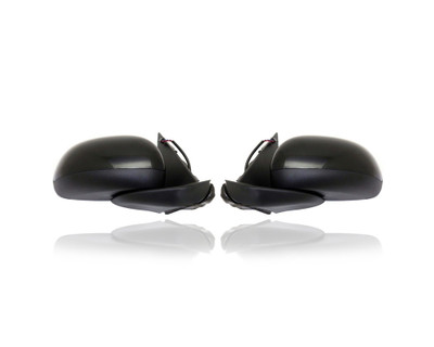 Door Mirror - Compatible/Replacement for '14-20 Fiat 500L - Powered, Heated, With Temperature Sensor, Primed - Pair, Left Driver + Right Passenger Set - 5RE81JXWAA, 5RE87JXWAA