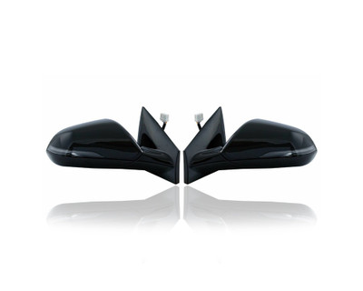 Door Mirror - Compatible/Replacement for '18-19 Hyundai Sonata SEL/Sport/2.0T - Heated, With Signal Lamp & Blind Spot, Without Memory, Glossy Black - Pair, Set - 87620C2560, 87610C2560 Door Mirror - Compatible/Replacement for '18-19 Hyundai Sonata SEL/Sport/2.0T - Heated, With Signal Lamp & Blind Spot, Without Memory, Glossy Black - Pair, Set - 87620C2560, 87610C2560