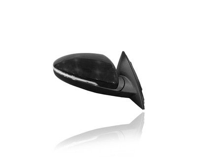 Door Mirror - Compatible/Replacement for '19-21 Kia Forte Sedan EX/GT-LINE/GT - Powered, Heated, With Signal Lamp & Blind Spot, Unpainted - Right Hand - Passenger - 87620M7070