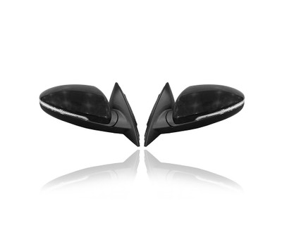 Door Mirror - Compatible/Replacement for '19-21 Kia Forte Sedan EX/GT-LINE/GT - Powered, Heated, With Signal Lamp & Blind Spot, Unpainted - Pair, Left Driver + Right Passenger Set - 87620M7070, 87610M7070 Door Mirror - Compatible/Replacement for '19-21 Kia Forte Sedan EX/GT-LINE/GT - Powered, Heated, With Signal Lamp & Blind Spot, Unpainted - Pair, Left Driver + Right Passenger Set - 87620M7070, 87610M7070