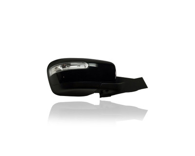 Door Mirror - Compatible/Replacement for '12-17 Mazda Mazda5 GS/Sport/Touring - Powered, Non-Heated, With Signal Lamp, Matte-Black Cover - Right Hand - Passenger - CG2769121