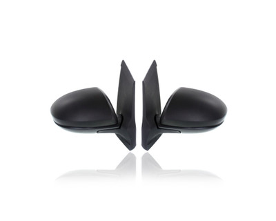 Door Mirror - Compatible/Replacement for '11-14 Mazda Mazda2 - Powered, Non-Heated, Smooth, Matte Black - Pair, Left Driver + Right Passenger Set - DR616912ZB, DR616918ZB Door Mirror - Compatible/Replacement for '11-14 Mazda Mazda2 - Powered, Non-Heated, Smooth, Matte Black - Pair, Left Driver + Right Passenger Set - DR616912ZB, DR616918ZB