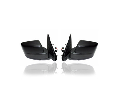 Door Mirror - Compatible/Replacement for '08-12 Jeep Liberty - Powered, Heated, Without Memory, Textured - Pair, Left Driver + Right Passenger Set - 68067152AC, 68067153AC Door Mirror - Compatible/Replacement for '08-12 Jeep Liberty - Powered, Heated, Without Memory, Textured - Pair, Left Driver + Right Passenger Set - 68067152AC, 68067153AC