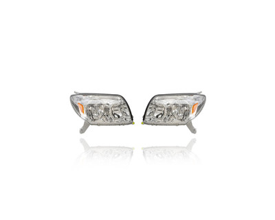 Headlight Assembly For 8117035400 03-05 Toyota 4Runner - Pair, Left Driver + Right Passenger Set Headlight Assembly For 8117035400 03-05 Toyota 4Runner - Pair, Left Driver + Right Passenger Set