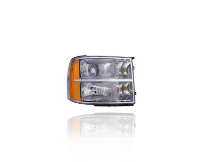 Headlight Assembly For 22853030 07-13 GMC Sierra 1500, 07-14 2500/3500-Series, 09-13 1500-Hybrid - Right Hand - Passenger Headlight Assembly For 22853030 07-13 GMC Sierra 1500, 07-14 2500/3500-Series, 09-13 1500-Hybrid - Right Hand - Passenger