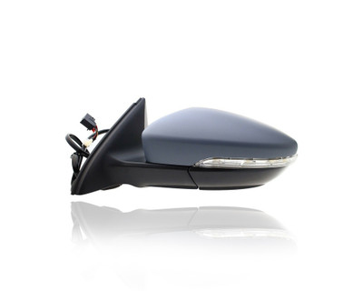 Door Mirror - Compatible/Replacement for '11-18 VW Volkswagen Jetta/GLI/Hybrid Sedan - Powered, Non-Heated, With Signal Lamp, Without Memory, Unpainted - Left Hand - Driver - 5C7857507AD Door Mirror - Compatible/Replacement for '11-18 VW Volkswagen Jetta/GLI/Hybrid Sedan - Powered, Non-Heated, With Signal Lamp, Without Memory, Unpainted - Left Hand - Driver - 5C7857507AD