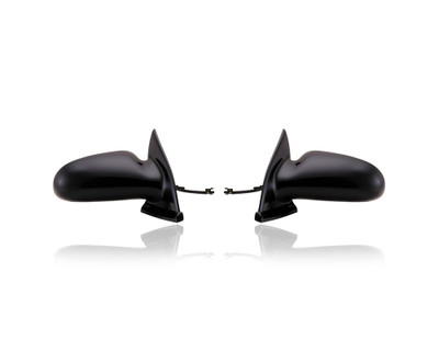 Door Mirror - Compatible/Replacement for '96-02 Saturn Sedan/Wagon S-Series - Powered, Black - Pair, Left Driver + Right Passenger Set - 21170590, 21171103 Door Mirror - Compatible/Replacement for '96-02 Saturn Sedan/Wagon S-Series - Powered, Black - Pair, Left Driver + Right Passenger Set - 21170590, 21171103