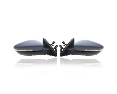 Door Mirror - Compatible/Replacement for '11-18 VW Volkswagen Jetta/GLI/Hybrid Sedan - Powered, Non-Heated, With Signal Lamp, Without Memory, Unpainted - Pair, Set - 5C7857508AC, 5C7857507AD Door Mirror - Compatible/Replacement for '11-18 VW Volkswagen Jetta/GLI/Hybrid Sedan - Powered, Non-Heated, With Signal Lamp, Without Memory, Unpainted - Pair, Set - 5C7857508AC, 5C7857507AD