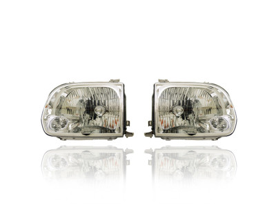 Headlight Assembly For 811100C031, 811500C031 05-06 Toyota Tundra Double-Cab, 05-07 Sequoia - Pair, Left Driver + Right Passenger Set Headlight Assembly For 811100C031, 811500C031 05-06 Toyota Tundra Double-Cab, 05-07 Sequoia - Pair, Left Driver + Right Passenger Set