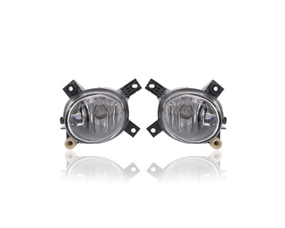 Fog Light - Compatible/Replacement for '05-08 Audi A4/S4, 09-13 A3 Sport - Halogen - Pair, Left Driver + Right Passenger Set - 8E0941700E, 8E0941699E Fog Light - Compatible/Replacement for '05-08 Audi A4/S4, 09-13 A3 Sport - Halogen - Pair, Left Driver + Right Passenger Set - 8E0941700E, 8E0941699E