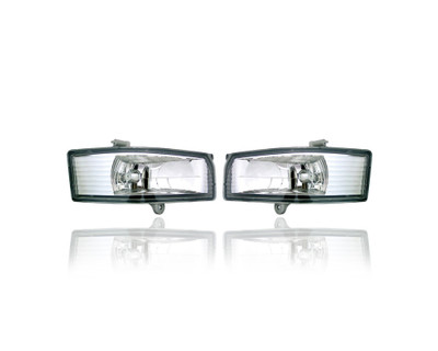 Fog Light - Compatible/Replacement for '05-06 Toyota Camry SE/XLE (USA Built) - Pair, Left Driver + Right Passenger Set - 8121006040, 8122006040 - CAPA