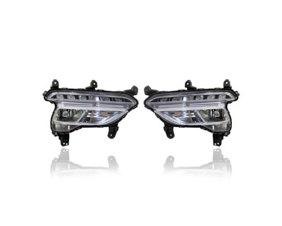 Fog Light - Compatible/Replacement for '17-18 Hyundai Santa Fe Sport - Pair, Left Driver + Right Passenger Set - 922024Z510, 922014Z510 - CAPA Fog Light - Compatible/Replacement for '17-18 Hyundai Santa Fe Sport - Pair, Left Driver + Right Passenger Set - 922024Z510, 922014Z510 - CAPA
