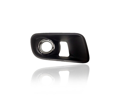 Fog Light Cover - Compatible/Replacement for '12-14 Dodge Charger SRT8 - With Hole, Chrome Black - Right Hand - Passenger - 68072020AA