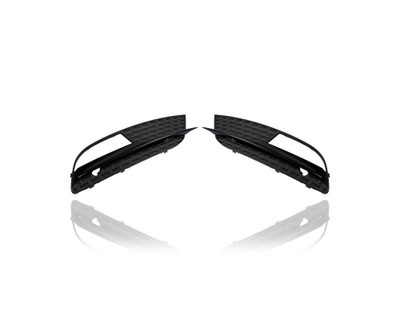 Fog Light Cover - Compatible/Replacement for '13-17 Audi A5 Coupe, 12-17 A5 Cabriolet - Without Adaptive Cruise Control & S-Line Package, Matte-Black - Pair, Set - 8T0807682H01C, 8T0807681H01C Fog Light Cover - Compatible/Replacement for '13-17 Audi A5 Coupe, 12-17 A5 Cabriolet - Without Adaptive Cruise Control & S-Line Package, Matte-Black - Pair, Set - 8T0807682H01C, 8T0807681H01C