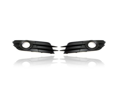 Fog Light Cover - Compatible/Replacement for '12-15 Audi A6 (Exclude S-Line & Adaptive Cruise Control) - With Lamp, Matte Black - Pair, Left Driver + Right Passenger Set - 4G0807682G9B9, 4G0807681A9B9 Fog Light Cover - Compatible/Replacement for '12-15 Audi A6 (Exclude S-Line & Adaptive Cruise Control) - With Lamp, Matte Black - Pair, Left Driver + Right Passenger Set - 4G0807682G9B9, 4G0807681A9B9