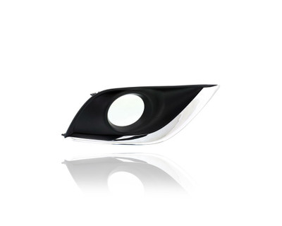 Fog Light Cover - Compatible/Replacement for '15-19 Nissan Versa Sedan SV/SE/SL- Bezel With Hole Black & Chrome Molding - Right Hand - Passenger - 622566W80A Fog Light Cover - Compatible/Replacement for '15-19 Nissan Versa Sedan SV/SE/SL- Bezel With Hole Black & Chrome Molding - Right Hand - Passenger - 622566W80A
