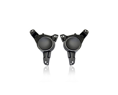 Fog Light Cover - Compatible/Replacement for '12-17 Mazda Mazda5 GS/Sport - Without Fog Hole - Pair, Left Driver + Right Passenger Set - C51350C12, C51350C22 Fog Light Cover - Compatible/Replacement for '12-17 Mazda Mazda5 GS/Sport - Without Fog Hole - Pair, Left Driver + Right Passenger Set - C51350C12, C51350C22