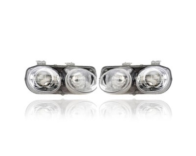 Headlight - Compatible/Replacement for '98-01 Acura Integra - Pair, Left Driver + Right Passenger Set - 33101ST7A03, 33151ST7A03 Headlight - Compatible/Replacement for '98-01 Acura Integra - Pair, Left Driver + Right Passenger Set - 33101ST7A03, 33151ST7A03