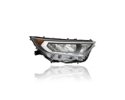 Headlight - Compatible/Replacement for '19-21 Toyota RAV4 XLE/Premium/Adventure/Limited/TRD (Japan Built) Halogen/LED, Chrome Bezel - Right Hand - Passenger - 8113042811 Headlight - Compatible/Replacement for '19-21 Toyota RAV4 XLE/Premium/Adventure/Limited/TRD (Japan Built) Halogen/LED, Chrome Bezel - Right Hand - Passenger - 8113042811