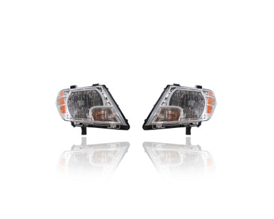 Headlight Assembly For NI2503188; NI2502188 09-19 Nissan Frontier - Pair Left and Right