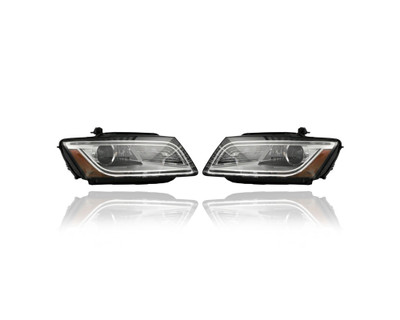 Headlight - Compatible/Replacement for '13-17 Audi Q5/SQ5 - Bi-Xenon, Without Curve Lighting - Pair, Left Driver + Right Passenger Set - 8R0941044E, 8R0941043E Headlight - Compatible/Replacement for '13-17 Audi Q5/SQ5 - Bi-Xenon, Without Curve Lighting - Pair, Left Driver + Right Passenger Set - 8R0941044E, 8R0941043E