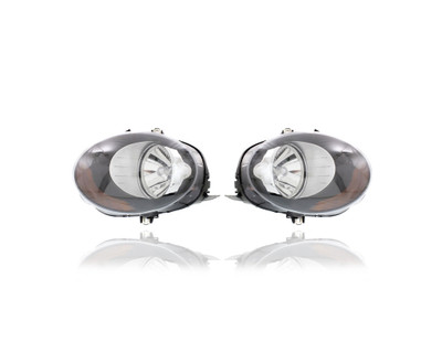 Headlight - Compatible/Replacement for '14-19 Mini Cooper Hardtop Hatchback/Sedan - Halogen With Yellow-Indicator - Pair, Left Driver + Right Passenger Set - 63117401600, 63117401599