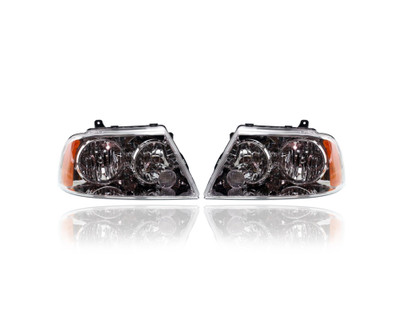 Headlight - Compatible/Replacement for '04-06 Lincoln Navigator - Halogen Without HID - Pair, Left Driver + Right Passenger Set - 6L7Z13008AA, 6L7Z13008AB Headlight - Compatible/Replacement for '04-06 Lincoln Navigator - Halogen Without HID - Pair, Left Driver + Right Passenger Set - 6L7Z13008AA, 6L7Z13008AB