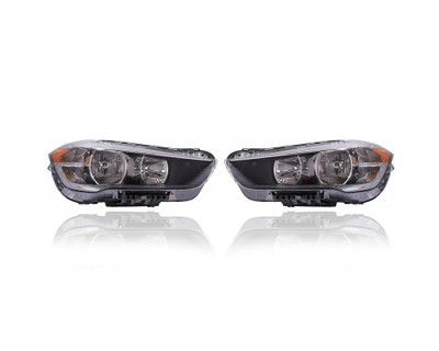 Headlight - Compatible/Replacement for '16-21 BMW X1 - Halogen - Pair, Left Driver + Right Passenger Set - 63117346538, 63117346537 - CAPA Headlight - Compatible/Replacement for '16-21 BMW X1 - Halogen - Pair, Left Driver + Right Passenger Set - 63117346538, 63117346537 - CAPA