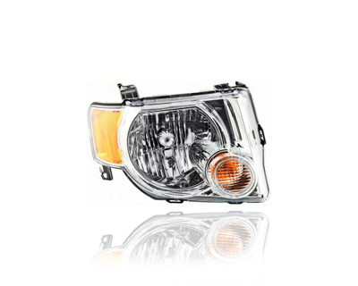 Headlight - Compatible/Replacement for '08-12 Ford Escape/Hybrid XLS/XLT/Limited - Standard, Chrome Interior Bezel - Right Hand - Passenger - 8L8Z13008A Headlight - Compatible/Replacement for '08-12 Ford Escape/Hybrid XLS/XLT/Limited - Standard, Chrome Interior Bezel - Right Hand - Passenger - 8L8Z13008A