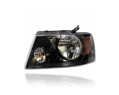 Headlight - Compatible/Replacement for '06-08 Ford F-150 Lariat/Harley Davidson - Black - Left Hand - Driver - 7L3Z13008HA - CAPA Headlight - Compatible/Replacement for '06-08 Ford F-150 Lariat/Harley Davidson - Black - Left Hand - Driver - 7L3Z13008HA - CAPA