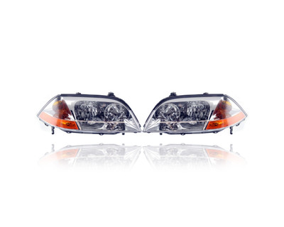 Headlight - Compatible/Replacement for '01-03 Acura MDX - Pair, Left Driver + Right Passenger Set - 33101S3VA01, 33151S3VA01 Headlight - Compatible/Replacement for '01-03 Acura MDX - Pair, Left Driver + Right Passenger Set - 33101S3VA01, 33151S3VA01