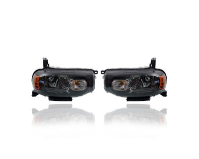 Headlight - Compatible/Replacement for '09-14 Nissan Cube - Pair, Left Driver + Right Passenger Set - 260101FC0B, 260601FC0B - CAPA Headlight - Compatible/Replacement for '09-14 Nissan Cube - Pair, Left Driver + Right Passenger Set - 260101FC0B, 260601FC0B - CAPA