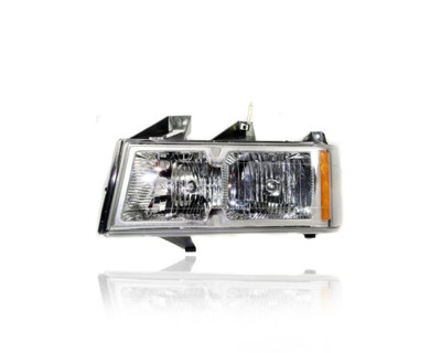 Headlight - Compatible/Replacement for '05-08 GMC Canyon/Colorado-Xtreme/ZQ8-Only - Chrome Bezel - Left Hand - Driver - 19209127