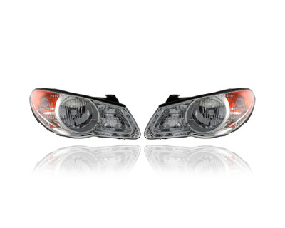 Headlight - Compatible/Replacement for '07-09 Hyundai Elantra Sedan (Exclude Touring) - Halogen - Pair, Left Driver + Right Passenger Set - 921022H050, 921012H050 - CAPA Headlight - Compatible/Replacement for '07-09 Hyundai Elantra Sedan (Exclude Touring) - Halogen - Pair, Left Driver + Right Passenger Set - 921022H050, 921012H050 - CAPA