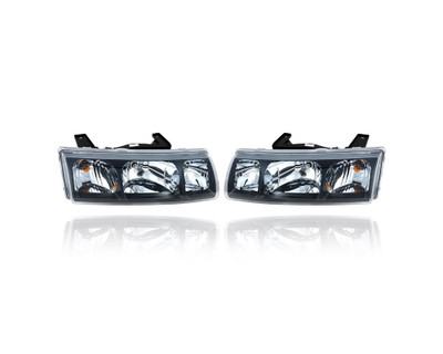Headlight - Compatible/Replacement for '02-04 Saturn Vue - Pair, Left Driver + Right Passenger Set - 22702946, 22702945 Headlight - Compatible/Replacement for '02-04 Saturn Vue - Pair, Left Driver + Right Passenger Set - 22702946, 22702945