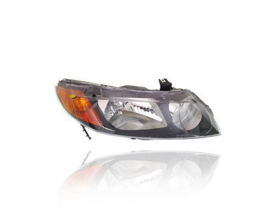 Headlight Assembly For 06-08 Honda Civic Sedan - Without Bulbs, Right Hand Passenger - 33101SNAA02 Headlight Assembly For 06-08 Honda Civic Sedan - Without Bulbs, Right Hand Passenger - 33101SNAA02