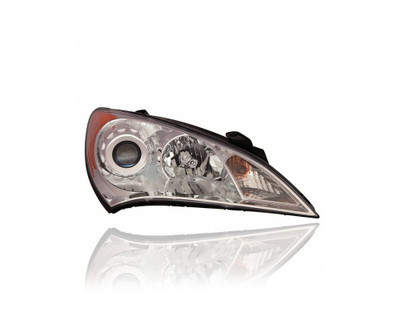 Headlight - Compatible/Replacement for '10-12 Hyundai Genesis Coupe - Halogen - Right Hand - Passenger - 921022M050 - CAPA