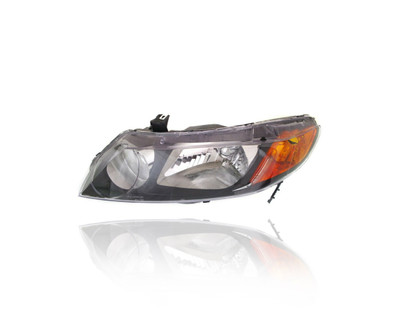 Headlight Assembly For 06-08 Honda Civic Sedan - Without Bulbs, Left Hand Driver - 33151SNAA02 Headlight Assembly For 06-08 Honda Civic Sedan - Without Bulbs, Left Hand Driver - 33151SNAA02
