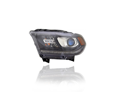 Headlight - Compatible/Replacement for '16-20 Dodge Durango SXT/GT/Limited-Only - Halogen, Black Bezel With LED Daytime Running Light - Left Hand - Driver - 68299131AE Headlight - Compatible/Replacement for '16-20 Dodge Durango SXT/GT/Limited-Only - Halogen, Black Bezel With LED Daytime Running Light - Left Hand - Driver - 68299131AE