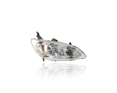 Headlight Assembly For 33101S5AA51 04-05 Honda Civic Coupe Sedan Hybrid - Right Hand Passenger, NSF Certified