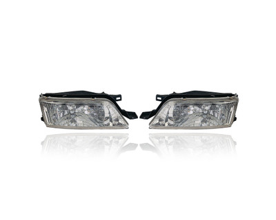 Headlight - Compatible/Replacement for '97-99 Nissan Maxima - Pair, Left Driver + Right Passenger Set - 260100L725, 260600L725 Headlight - Compatible/Replacement for '97-99 Nissan Maxima - Pair, Left Driver + Right Passenger Set - 260100L725, 260600L725