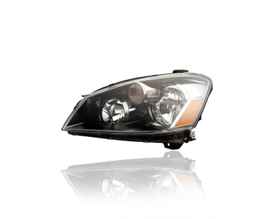 Headlight - Compatible/Replacement for '05-06 Nissan Altima Base/S/SE/SL - Halogen - Left Hand - Driver - 26060ZB525 - CAPA