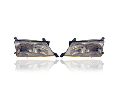 Headlight - Compatible/Replacement for '95-97 Toyota Avalon - Pair, Left Driver + Right Passenger Set - 8111007010, 8115007010 Headlight - Compatible/Replacement for '95-97 Toyota Avalon - Pair, Left Driver + Right Passenger Set - 8111007010, 8115007010
