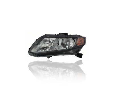 Headlight Assembly For 33150TR0A51 13-15 Honda Civic Sedan Hybrid, '13 Civic Coupe - Left Hand Side, NSF Headlight Assembly For 33150TR0A51 13-15 Honda Civic Sedan Hybrid, '13 Civic Coupe - Left Hand Side, NSF