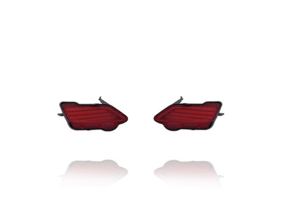 Bumper Reflector For 13-15 Toyota RAV4 - Both Pair, Left Driver Right Passenger Hand - 814800R020, 814900R010 Bumper Reflector For 13-15 Toyota RAV4 - Both Pair, Left Driver Right Passenger Hand - 814800R020, 814900R010