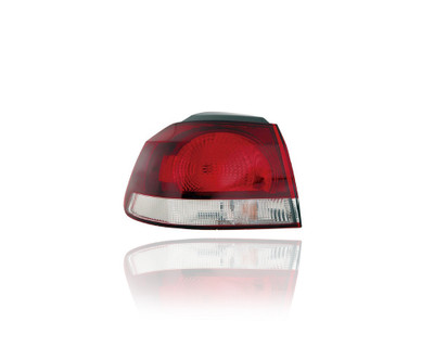 Tail Light - Compatible/Replacement for '10-14 VW Volkswagen Golf GTI - Without LED, Outer On Body - Left Hand - Driver - 5K0945095G