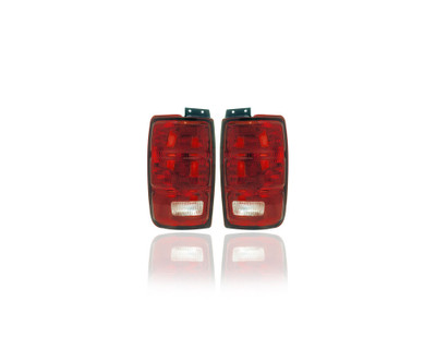 Tail Light - Compatible/Replacement for '97-02 Ford Expedition - Pair, Left Driver + Right Passenger Set - F75Z13404AC, F75Z13405AC - CAPA Tail Light - Compatible/Replacement for '97-02 Ford Expedition - Pair, Left Driver + Right Passenger Set - F75Z13404AC, F75Z13405AC - CAPA