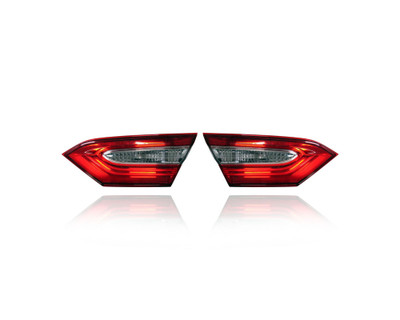 Tail Light - Compatible/Replacement for '18-19 Toyota Camry LE (Japan Built) - Inner On Trunk Lid, Halogen - Pair, Left Driver + Right Passenger Set - 8158133210, 8159133210 - CAPA Tail Light - Compatible/Replacement for '18-19 Toyota Camry LE (Japan Built) - Inner On Trunk Lid, Halogen - Pair, Left Driver + Right Passenger Set - 8158133210, 8159133210 - CAPA