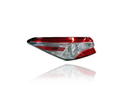 Tail Light - Compatible/Replacement for '18-19 Toyota Camry LE (Japan Built) - Outer On Body, Halogen - Left Hand - Driver - 8156133670 - CAPA